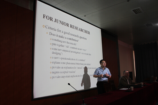 美国宾夕法尼亚大学冉冰教授来威尼斯官网作学术报告 美国宾夕法尼亚大学冉冰教授来威尼斯官网作学术报告